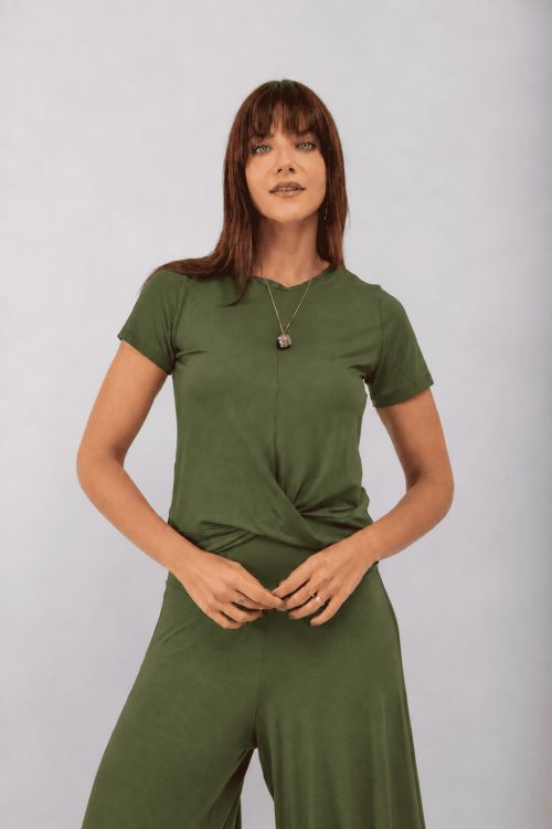 Blusa Camiseta Torção