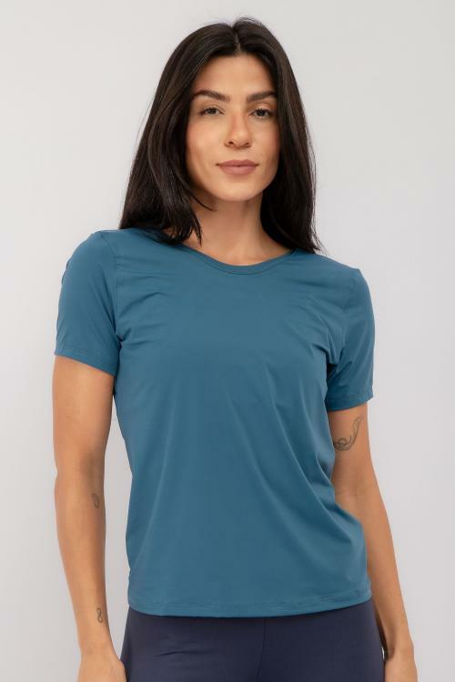 Camiseta Fitness Abertura Costas