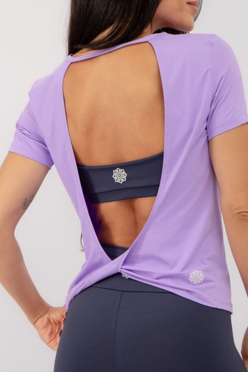 Camiseta Fitness Abertura Costas
