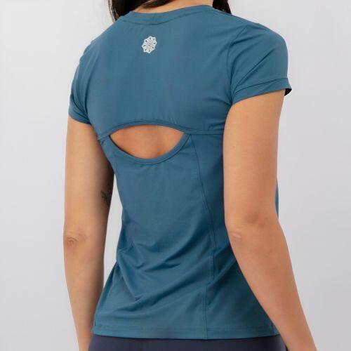 Camiseta Fitness Costas Vazadas
