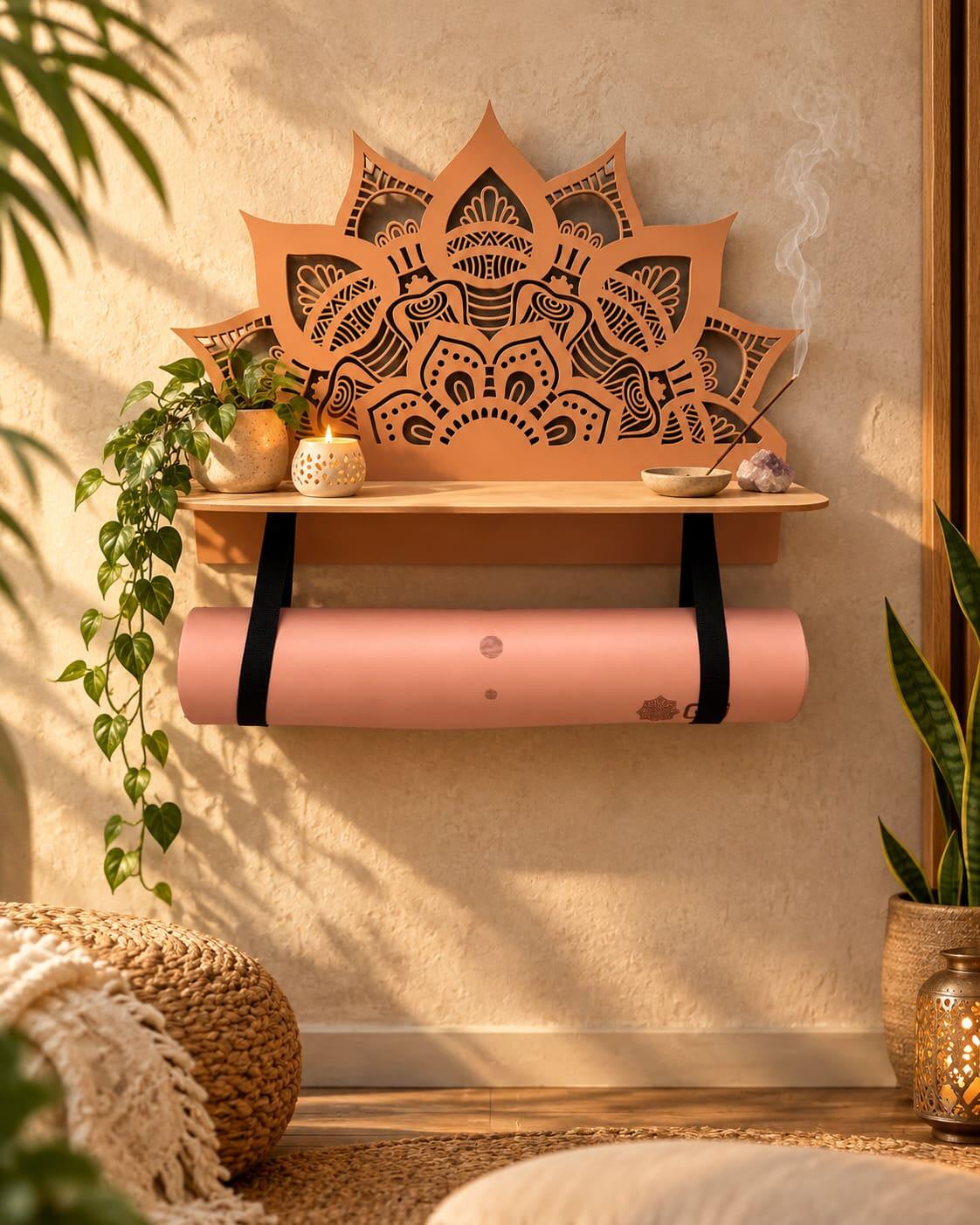 Porta Tapete e Prateleira Mandala
