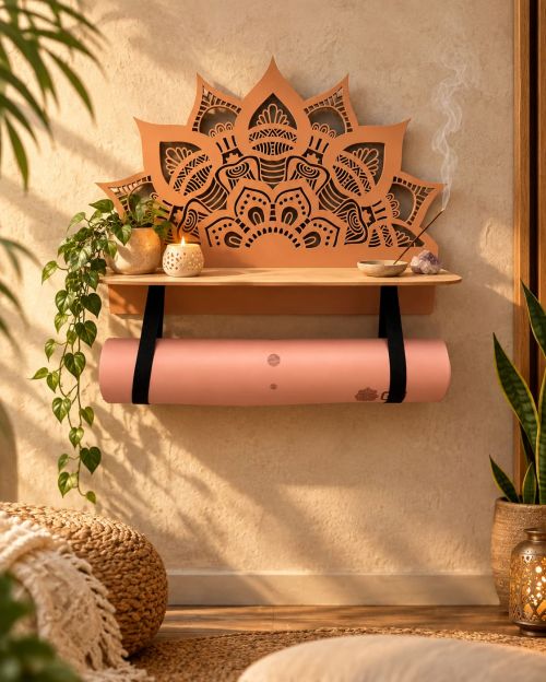 Porta Tapete e Prateleira Mandala
