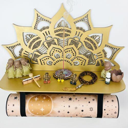 Porta Tapete e Prateleira Mandala