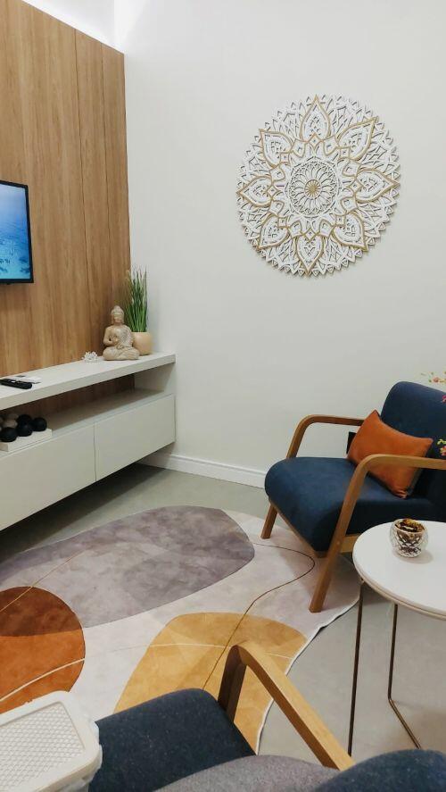 Mandala Plenitude 3D Lírio com Camada Personalizada