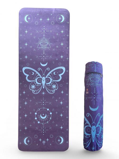Tapete de Yoga Aveludado + Bolsa Porta Mat