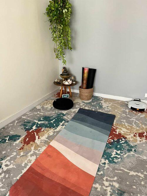 Tapete de Yoga Aveludado + Bolsa Porta Mat