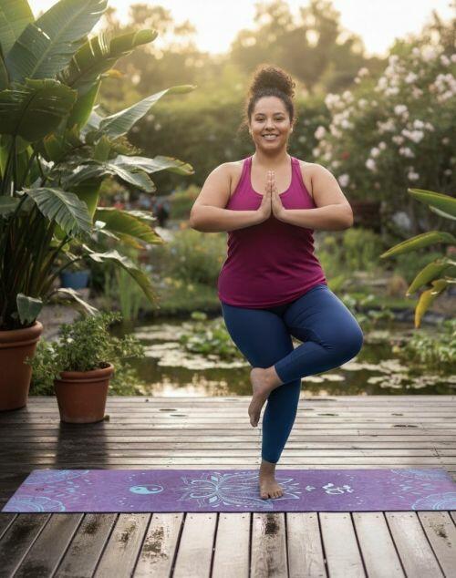 Tapete de Yoga Aveludado + Bolsa Porta Mat