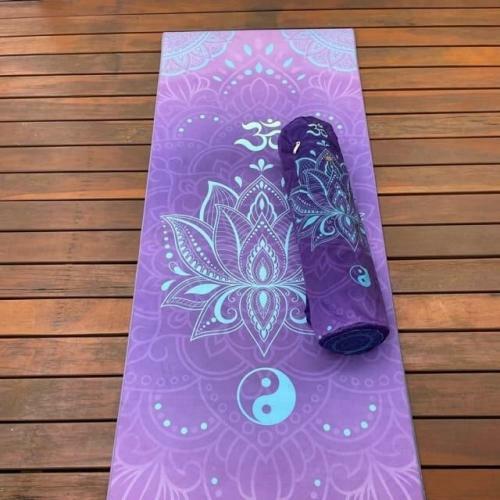 Tapete de Yoga Aveludado + Bolsa Porta Mat