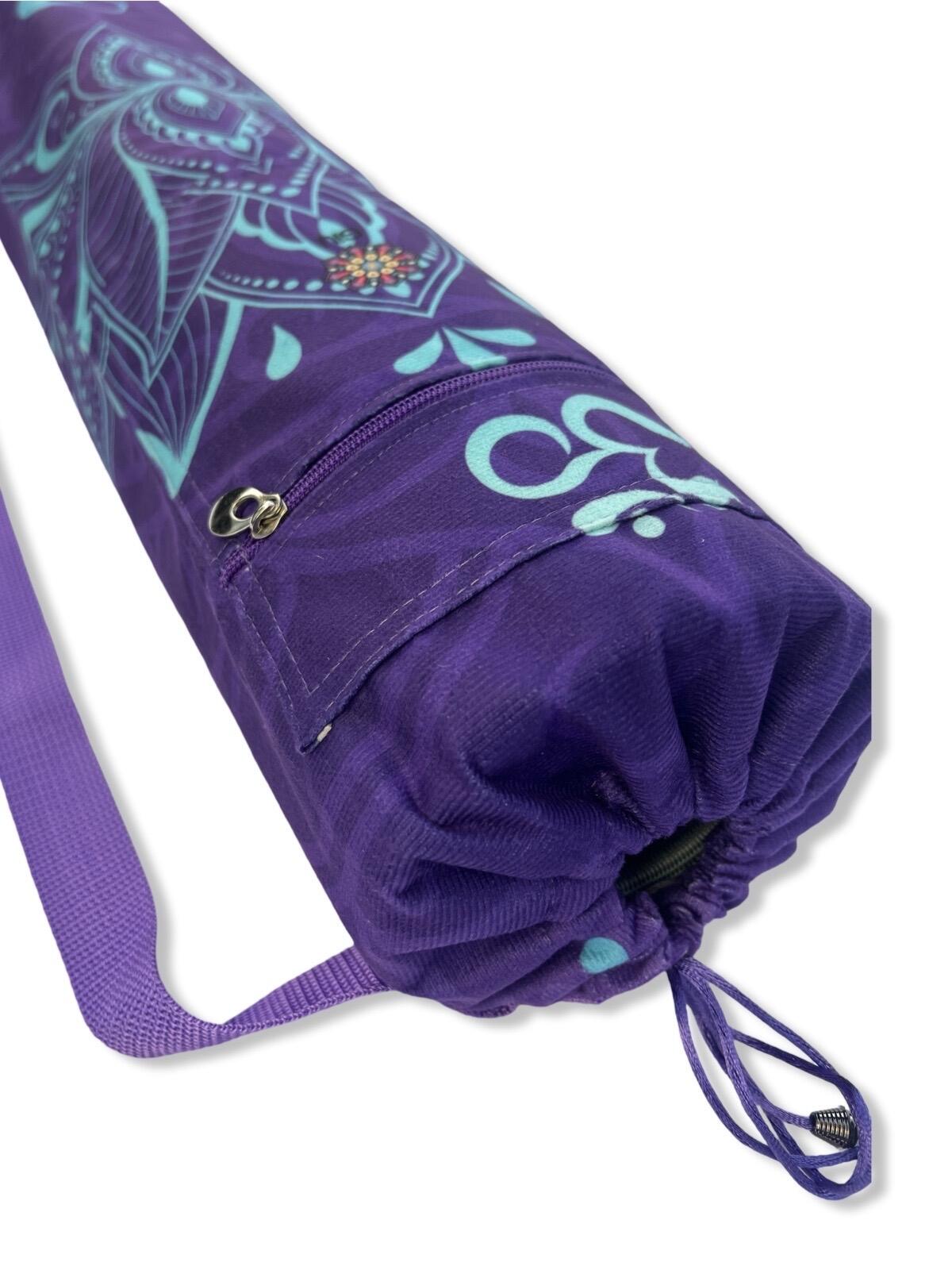 Tapete de Yoga Aveludado + Bolsa Porta Mat