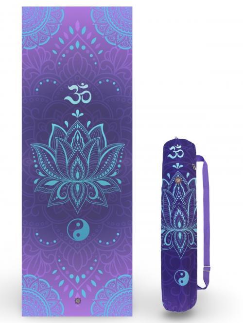 Tapete de Yoga Aveludado + Bolsa Porta Mat
