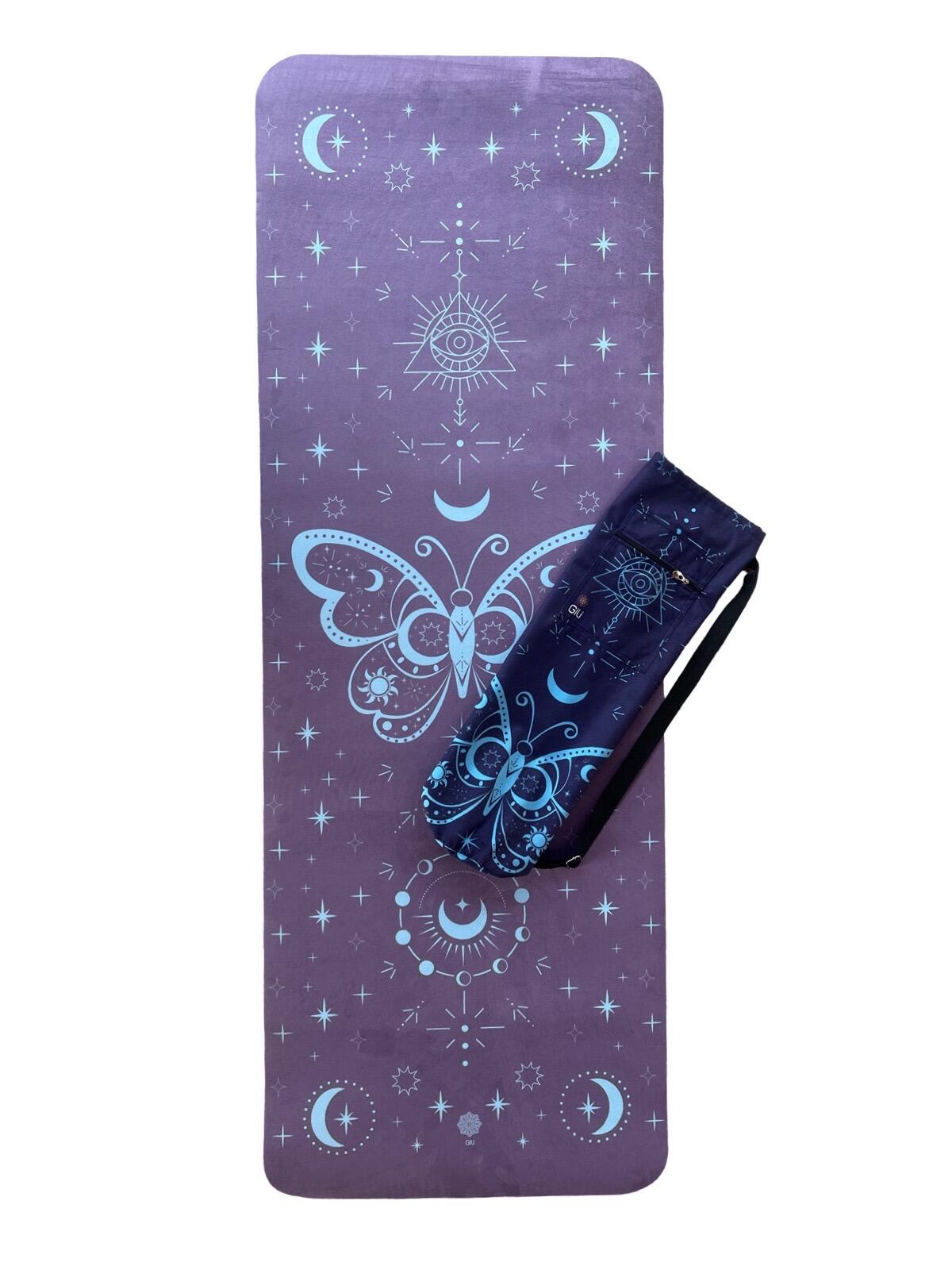 Tapete de Yoga Aveludado + Bolsa Porta Mat