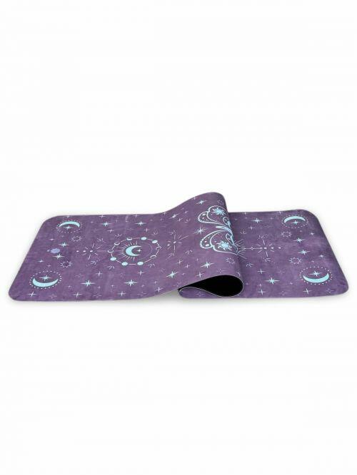 Tapete de Yoga Aveludado + Bolsa Porta Mat