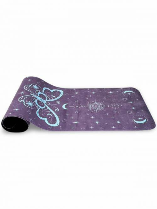 Tapete de Yoga Aveludado + Bolsa Porta Mat