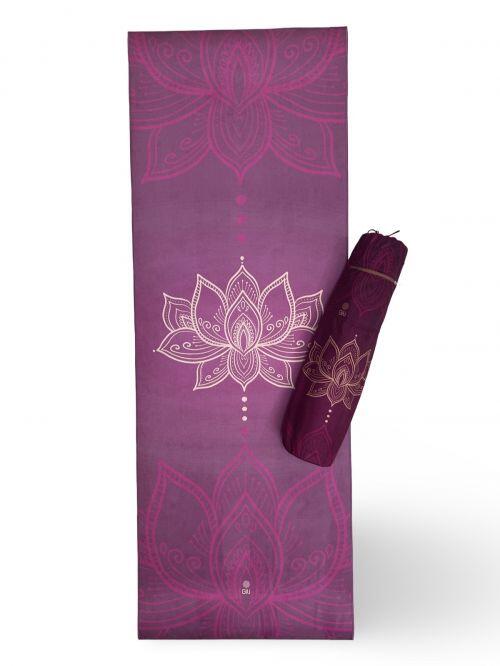 Tapete de Yoga Aveludado + Bolsa Porta Mat