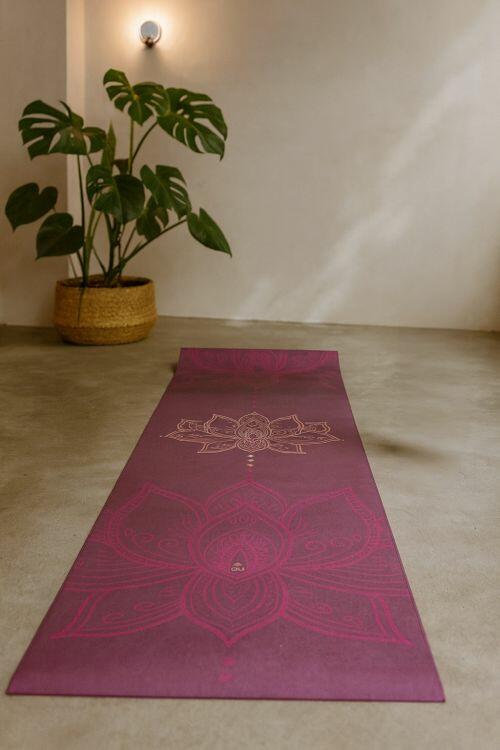 Tapete de Yoga Aveludado + Bolsa Porta Mat