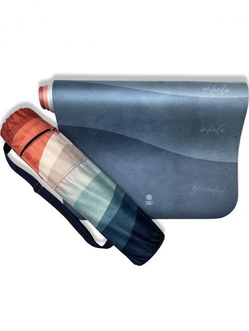 Tapete de Yoga Aveludado + Bolsa Porta Mat