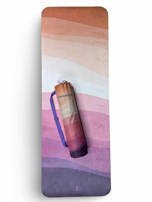 Tapete de Yoga Aveludado + Bolsa Porta Mat