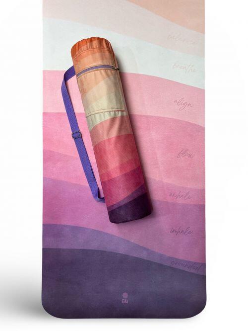 Tapete de Yoga Aveludado + Bolsa Porta Mat