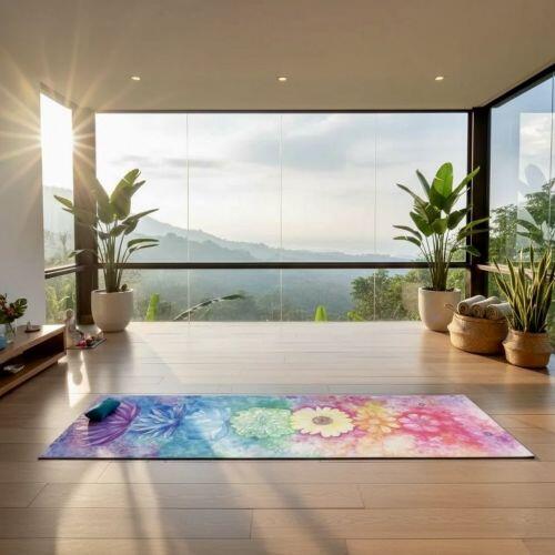 Tapete de Yoga Aveludado + Bolsa Porta Mat