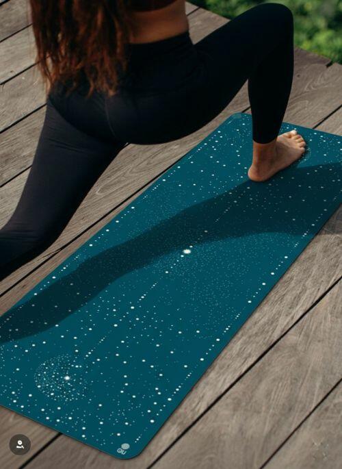 Tapete de Yoga Aveludado + Bolsa Porta Mat