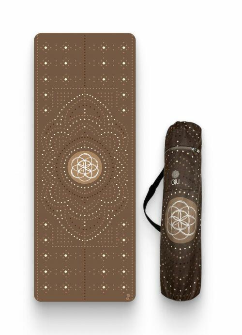 Tapete de Yoga Aveludado + Bolsa Porta Mat