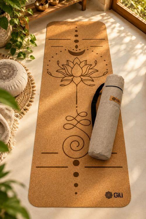 Tapete de Yoga Corti�a + Bolsa Porta Mat