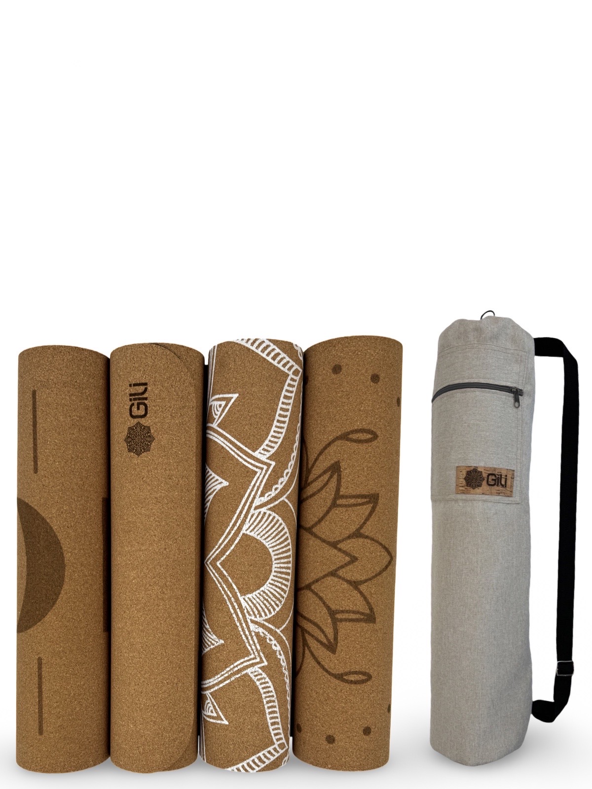 Tapete de Yoga Cortiça + Bolsa Porta Mat