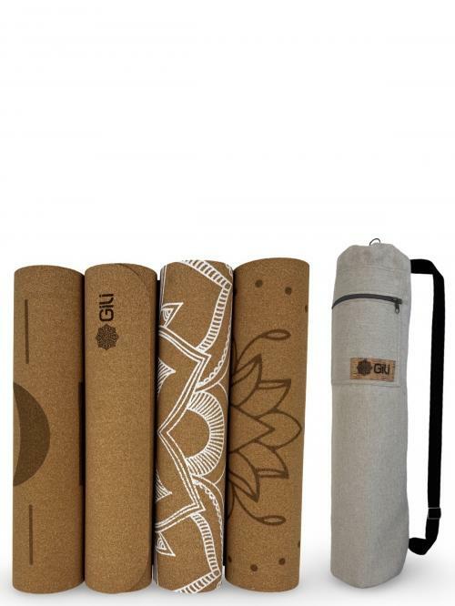 Tapete de Yoga Cortiça + Bolsa Porta Mat
