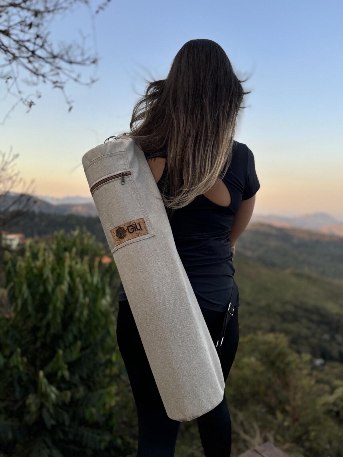 Tapete de Yoga Cortiça + Bolsa Porta Mat