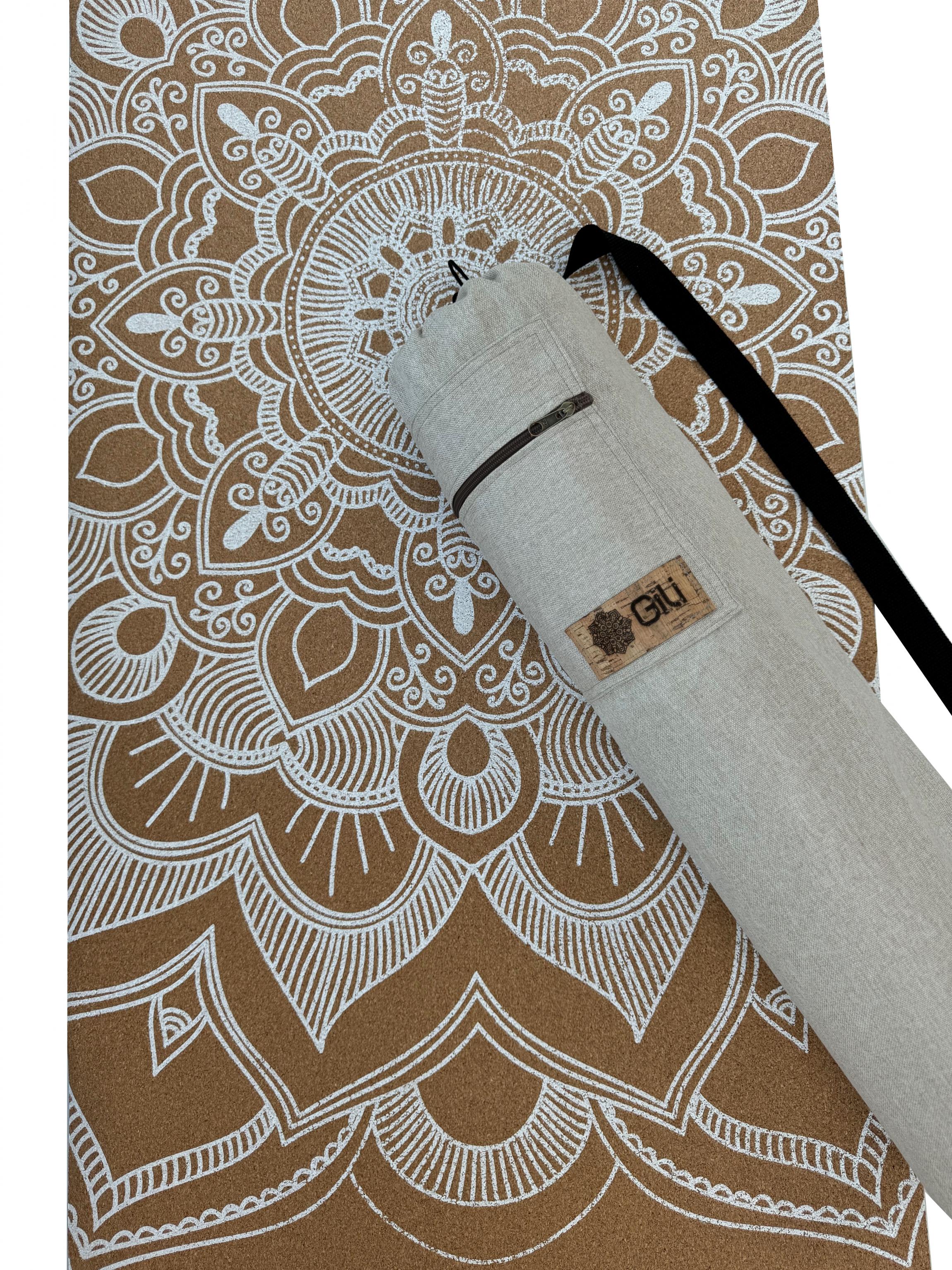 Tapete de Yoga Cortiça + Bolsa Porta Mat