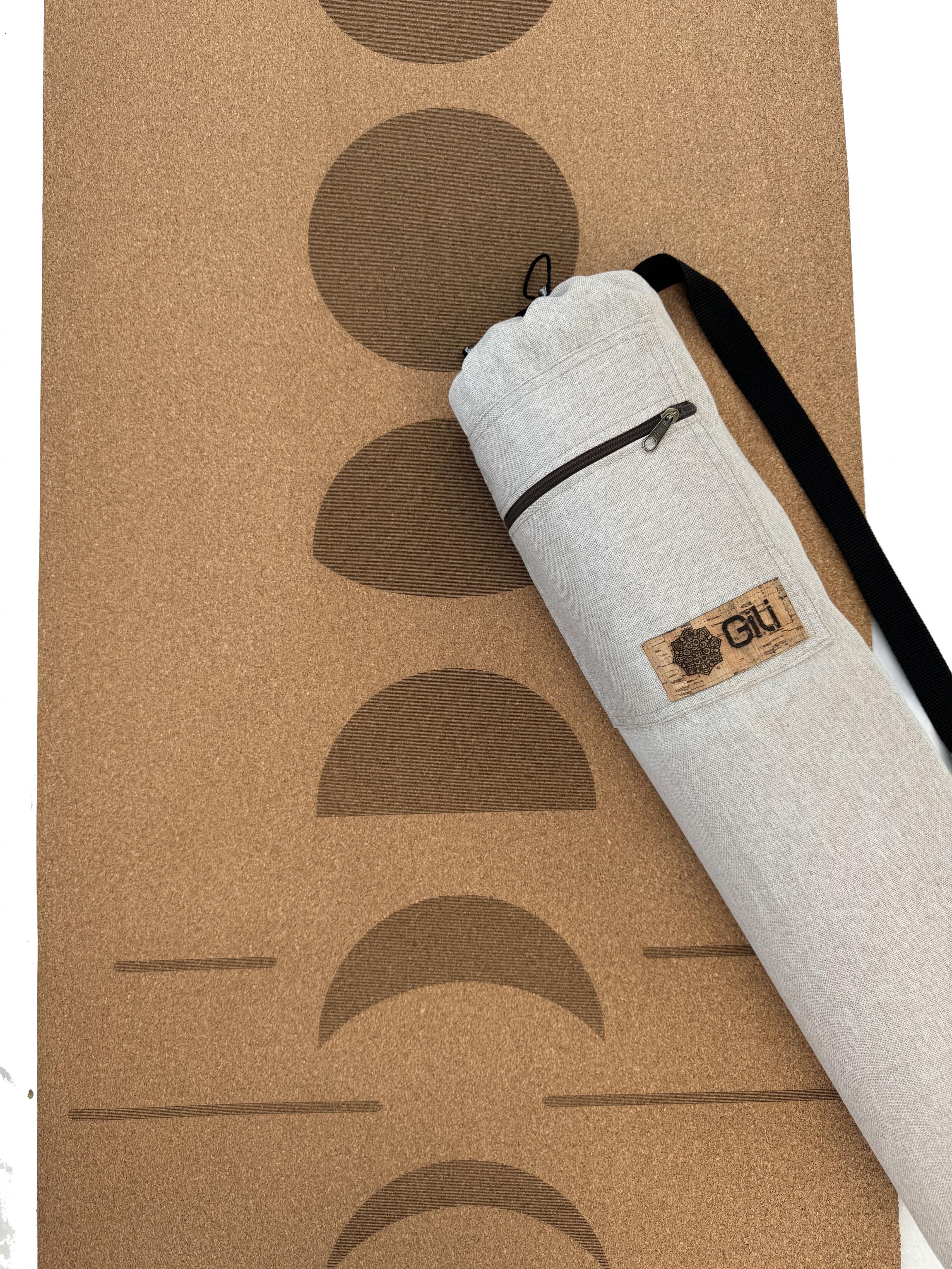 Tapete de Yoga Cortiça + Bolsa Porta Mat