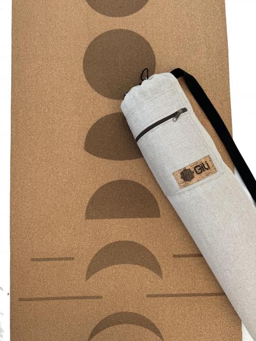 Tapete de Yoga Cortiça + Bolsa Porta Mat