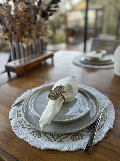 Sousplat Boho Chic