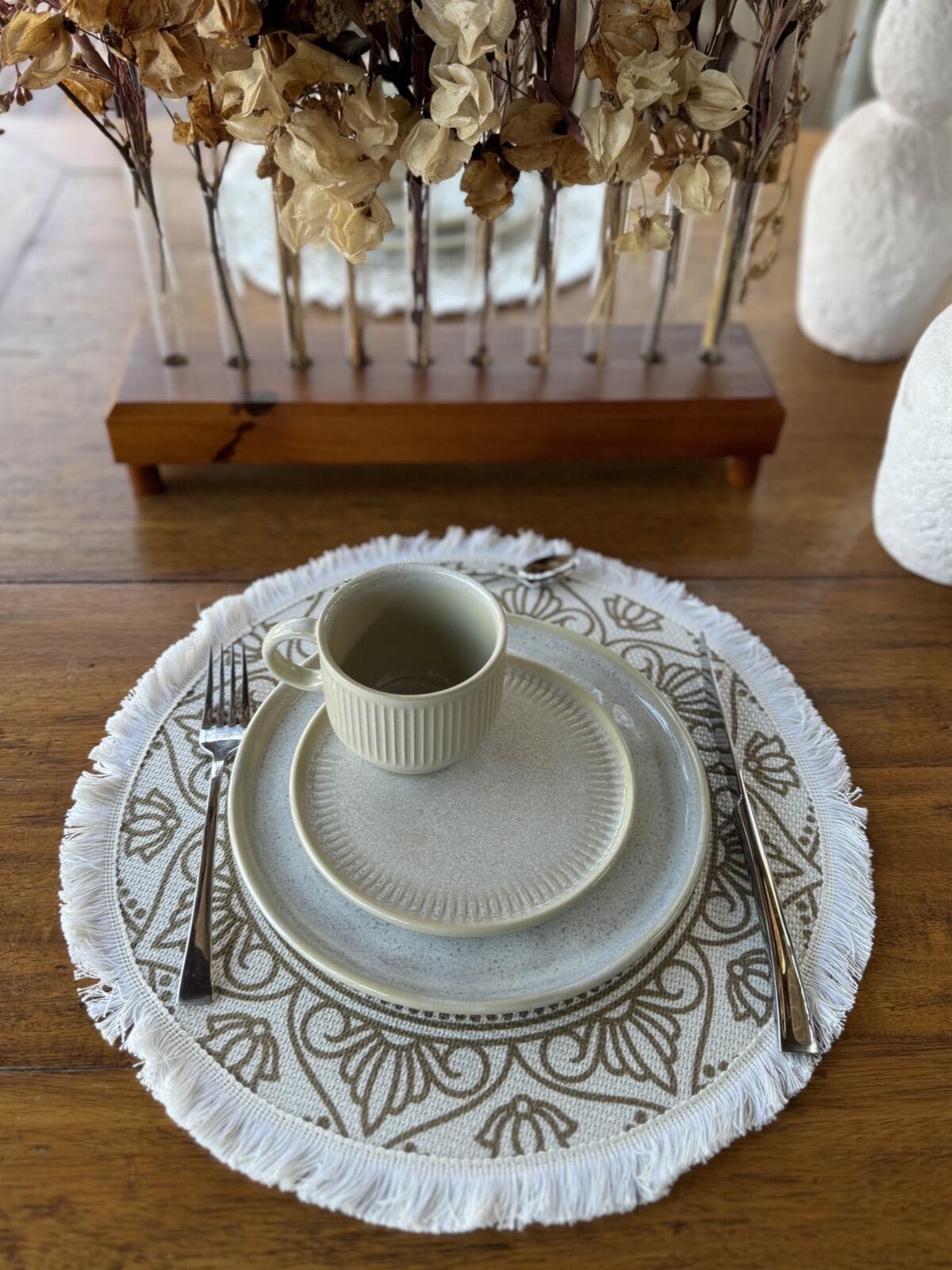 Sousplat Boho Chic