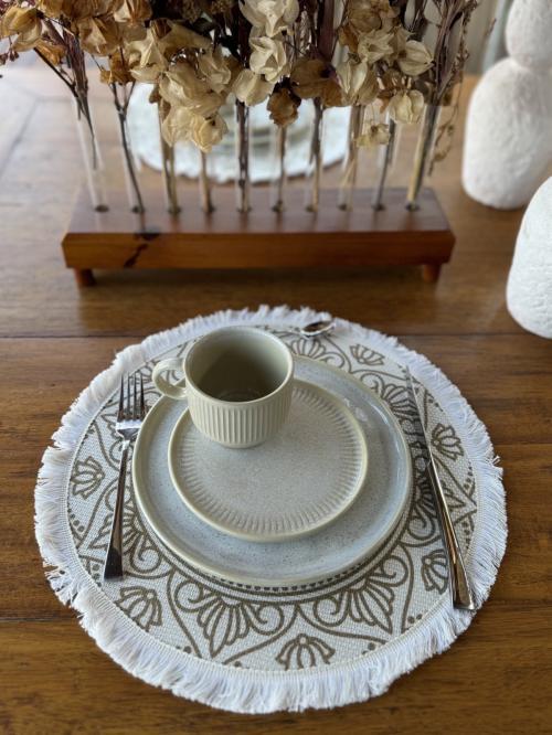 Sousplat Boho Chic