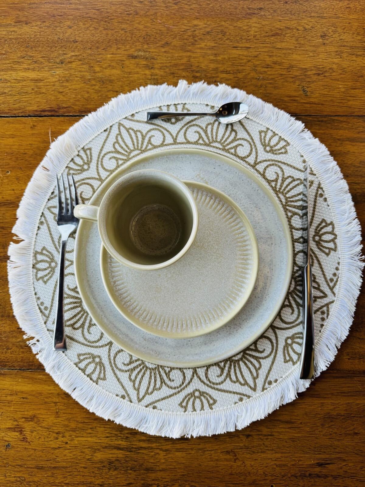 Sousplat Boho Chic