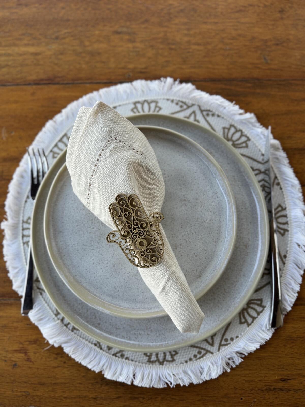 Sousplat Boho Chic