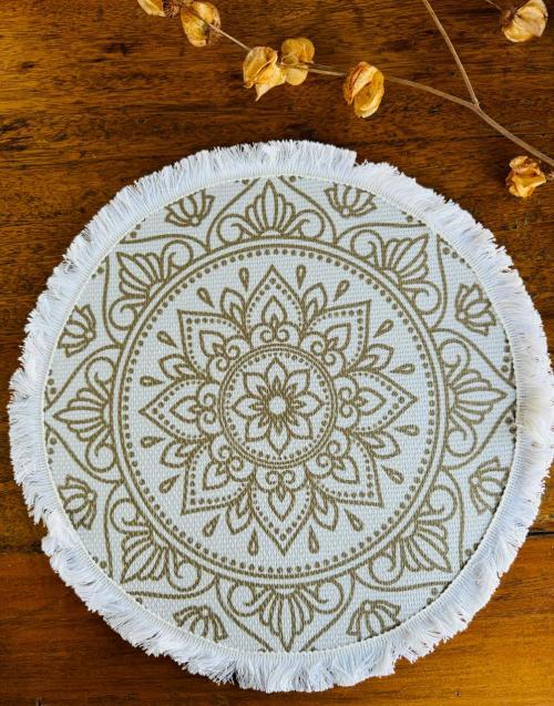 Sousplat Boho Chic