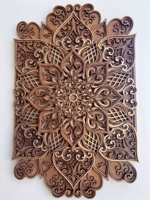 Painel Mandala Rococ�