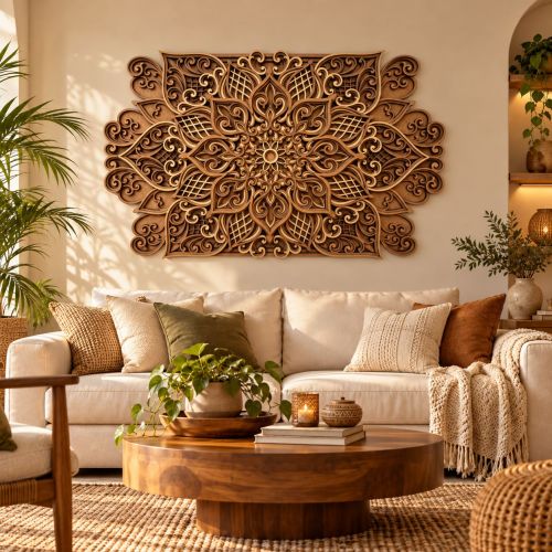 Painel Mandala Rococó