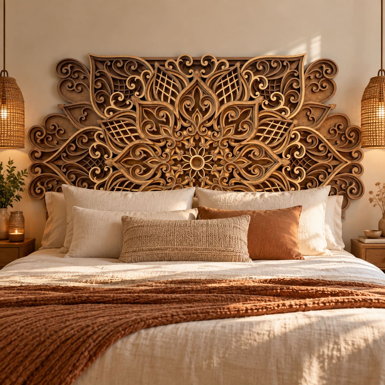 Painel Mandala Rococó