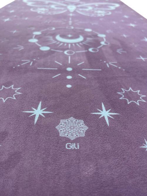 Tapete de Yoga Aveludado Celeste