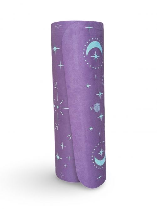 Tapete de Yoga Aveludado Celeste