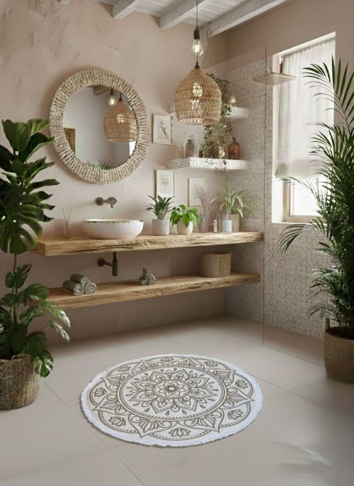 Mini Tapete Mandala Boho Ouro