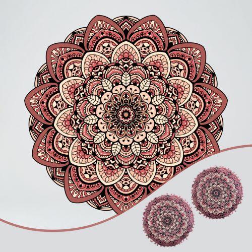Kit Rose: Tapete + 2 Almofadas