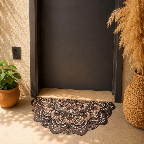 Tapete de Porta Mandala L�tus Cl�ssico