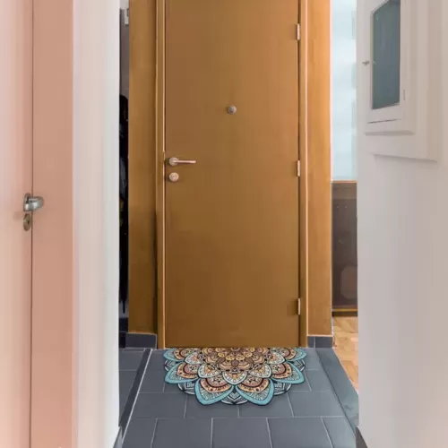 Tapete de Porta Mandala L�tus Verde