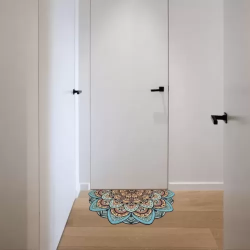 Tapete de Porta Mandala L�tus Verde