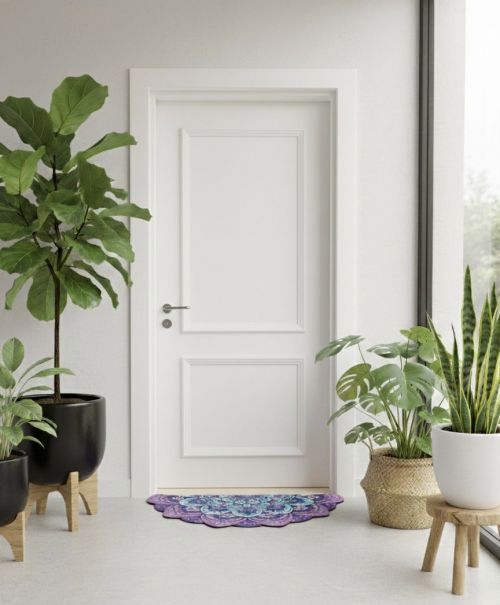 Tapete de Porta Mandala Lótus Ajnã