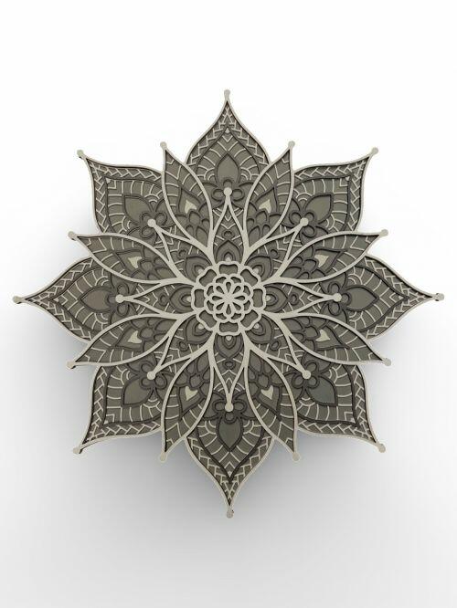 Mandala 3D Fiorela
